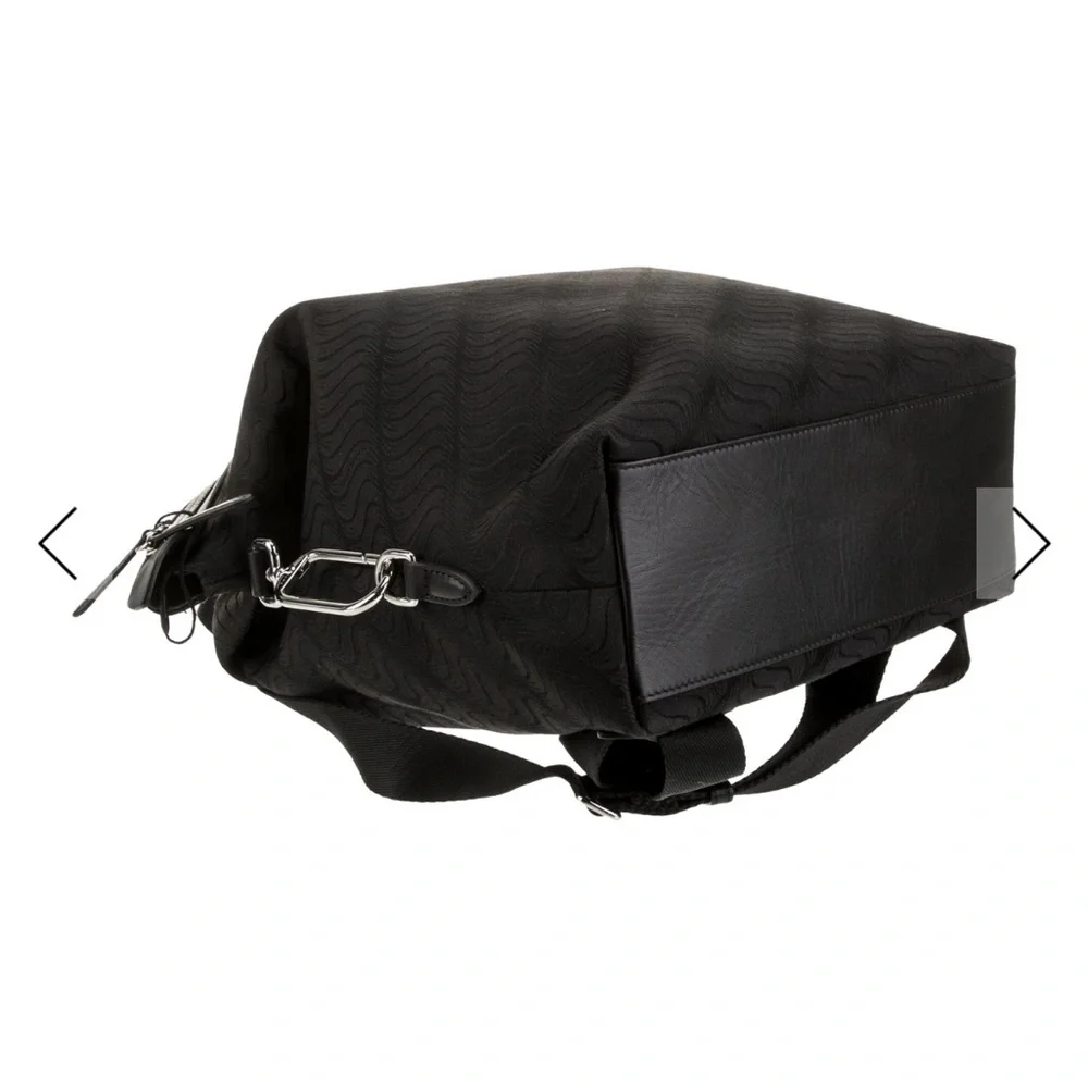 Smythson Black Travel Backpack - Sleek Everyday Bag